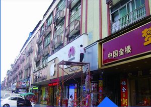 合成北路及康健路兩側樓房立面裝飾工程