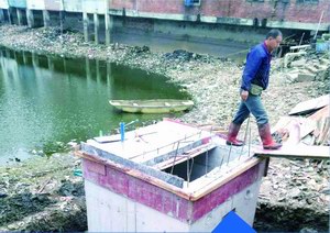 石灘鎮元洲村農村生活污水處理工程施工